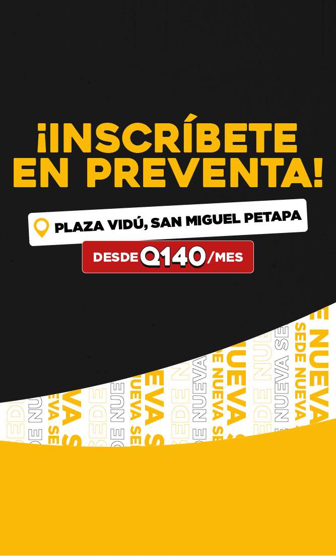 INSCRIPCIÓN GRATIS + 3 PRIMEROS MESES A Q140 EN PLAN BLACK