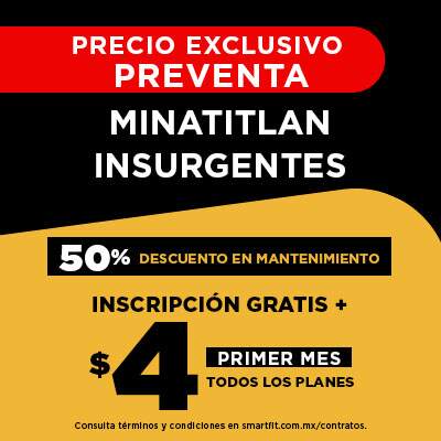 Inscripción gratis + $4 pesos primer mes + 50% de descuento en el mantenimiento  en cualquiera de nuestros planes.